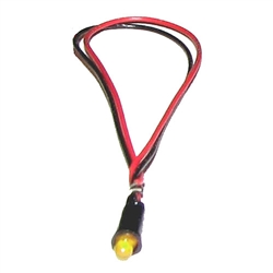 Linrose 5110F7 LED 5mm Yellow 2 Volt Wire Leads