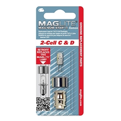 Maglite LMXA201</br>2 Cell Xenon Lamp for C & D Cell Flashlights