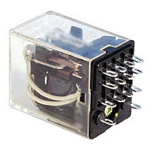 Magnecraft W78KCSX-12 Relay 12VDC 160Ohm 5A 4PDT (27.9x21.79mm) Socket Ice Cube Relay.