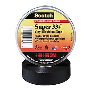 3M Super 33+ Vinyl Electrical Tape - 3/4" x 66ft.