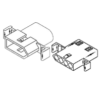 Molex 1490PRT 4 Circuit Connectors with Receptacle & Plug - .093" Series