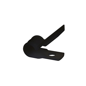 NTE 04-SACL1250 Cable Clamp, Self-aligning, 1/8in dia. Light Duty Black 100/bag NTE Electronics