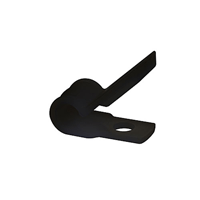 NTE 04-SACL1870 Cable Clamp, Self-aligning, 3/16in dia. Light Duty Black 100/bag NTE Electronics