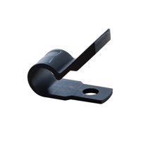 NTE 04-SACL3120 Cable Clamp, Self-aligning, 5/16in dia. Light Duty Black 100/bag NTE Electronics