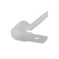 NTE 04-SACL3129 Cable Clamp, Self-aligning, 5/16in dia. Light Duty Natural 100/bag NTE Electronics
