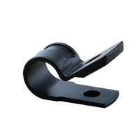 NTE 04-SACL3750 Cable Clamp, Self-aligning, 3/8in dia. Heavy Duty Black 100/bag NTE Electronics