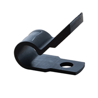 NTE 04-SACL5000 Cable Clamp, Self-aligning, 1/2in dia. Heavy Duty Black 100/bag NTE Electronics