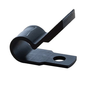 NTE 04-SACL6250 Cable Clamp, Self-aligning, 5/8in dia. Heavy Duty Black 100/bag NTE Electronics