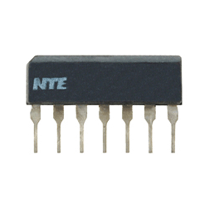 NTE1085 NTE Electronics Integrated Circuit Lo-noise Audio Preamp 7-lead SIP Vcc=42V