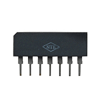NTE1092 NTE Electronics Hybrid Module RF/if AMP 7-lead SIP Vcc=20V