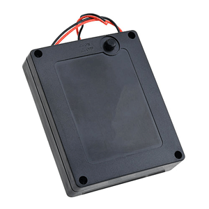 23-BH2-10 NTE Electronics Battery Holder 4-AA one-sided with 150mm 5.9 wires, cover and on-off switch
