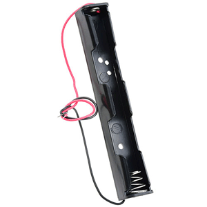 23-BH2-5 NTE Electronics Battery Holder 2-AA in-line with 150mm 5.9" wires