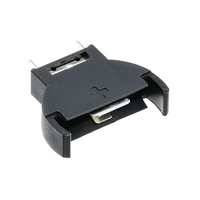 23-BHCC-2 NTE Electronics Battery Holder CR2032 20mm Vertical mount with PCB terminals