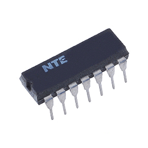 NTE2320 Quad Transistor NPN/pnp Silicon Complementary Pair 14-lead DIP