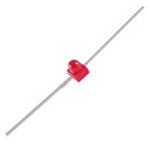 NTE3001 LED Red T-3/4 1.8mm Subminiature Low Profile - Bulk