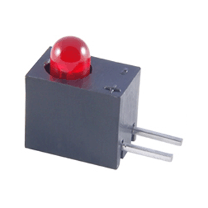 NTE 30014 LED 3mm Right Angle Red 20 mcd