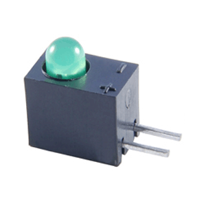 NTE 30015 LED 3mm Right Angle Green 20 mcd