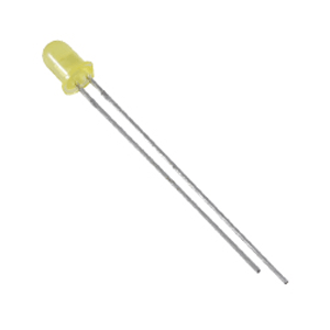 NTE 3011 LED Yellow Diffused 3mm