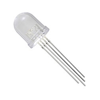 NTE 30157-10 NTE Electronics LED 10mm 4-pin RGB Common Anode High Brightness Clear Lens