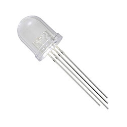 NTE 30158-10 NTE Electronics LED 10mm 4-pin RGB Common Anode Diffused Lens