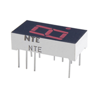 NTE3069 LED Display Red 0.400 Seven Segment Common Cathode Right Hand Decimal Point - Bulk