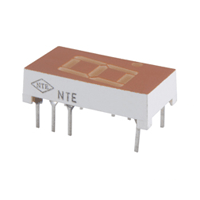 NTE 3070 LED Display Orange 0.400 Seven Segment Common Anode Right Hand Decimapl Point