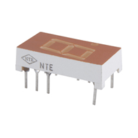 NTE 3071 LED Display Orange 0.400 Seven Segment Common Cathode Right Hand Decimal Point