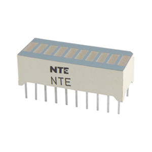 NTE 3116 LED 10-segment Green Bar Graph Display with separate Anode and Cathodes