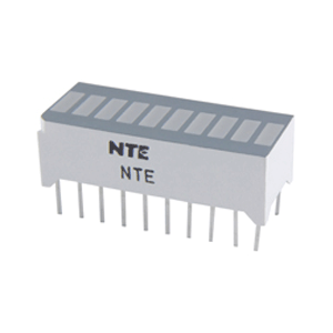 NTE 3117 LED 10-segment Yellow Bar Graph Display with separate Anode and Cathodes