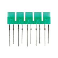 NTE 3151 LED 5-lamp Array Green Diffused