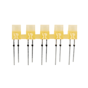 NTE3155 LED 5-lamp Array Yellow Diffused - Bulk