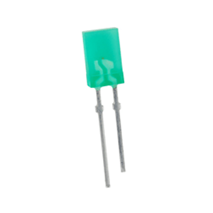 NTE 3161 LED Green Rectangular 1mm X 5mm