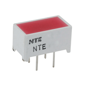 NTE3180 LED Red 12.7mm X 6.35mm Rectangular - Bulk