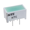 NTE 3181 NTE Electronics, LED Green 12.7mm X 6.35mm Rectangular