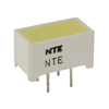 NTE 3182 NTE Electronics, LED Yellow 12.7mm X 6.35mm Rectangular