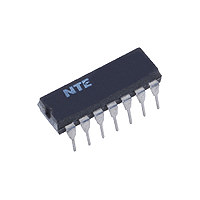 NTE4001B NTE Electronics Integrated Circuit CMOS Quad 2-input NOR Gate 14-lead DIP
