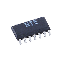 NTE4001BT NTE Electronics Integrated Circuit CMOS Quad 2-input NOR Gate SOIC-14