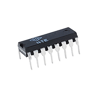 NTE4009 NTE Electronics Integrated Circuit CMOS Hex Buffer/converter (inverting) 16-lead DIP