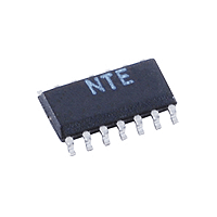 NTE4066BT NTE Electronics Integrated Circuit CMOS Quad Bilateral Switch SOIC-14