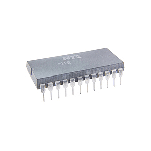 NTE4067B NTE Electronics Integrated Circuit CMOS Analog Single 16-channel Multiplexer/demultiplexer 24-lead DIP