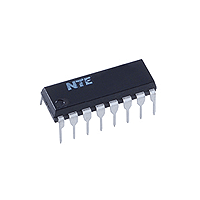 NTE4077B NTE Electronics Integrated Circuit CMOS Quad Exclusive NOR Gate 14 lead DIP
