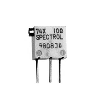 500-0260 NTE Electronics 74X-100 Spectrol Trimmer Pot 10 ohms Multiturn Cermet Potentiometer