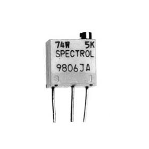 500-0286 NTE Electronics 74W-102 Spectrol Trimmer Pot 1K ohms Multiturn Cermet
