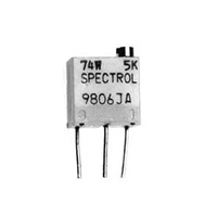 500-0288 NTE Electronics 74W-502 Spectrol Trimmer Pot 5K ohms Multiturn Cermet