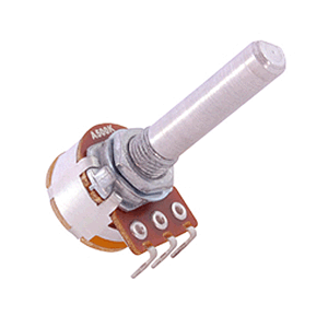 502-0319 NTE Electronics Potentiometer .2 Watt 500K ohm Linear Taper, Switch, Solder Terminals  