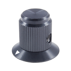 504-0017 NTE Electronics Knob, Machined Aluminum, KILO No. DDS-50-2-6