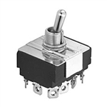 NTE 54-017 Toggle Switch, 4PDT, ON OFF ON - Screw Terminals