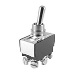 NTE 54-099 Toggle Switch, DPDT, 20A, 125-277VAC - ON NONE ON - Screw Terminals