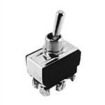 NTE 54-100 Toggle Switch, DPDT, 20A, 125-277VAC - ON OFF ON - Screw Terminals