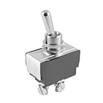 NTE 54-103 Toggle Switch, SPST, 15A, 125VAC - (ON) NONE OFF - Screw Terminals